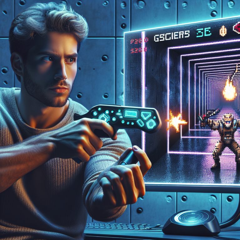 Playing Wolfenstein 3D with one hand in 2026