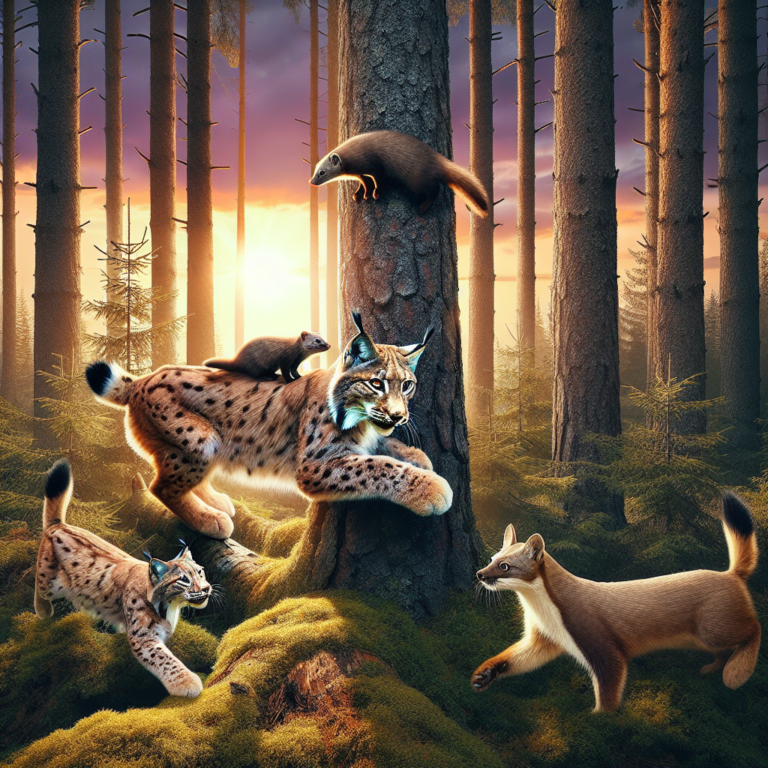 Have You Seen This? Lynx scramble up trees in pursuit of fisher