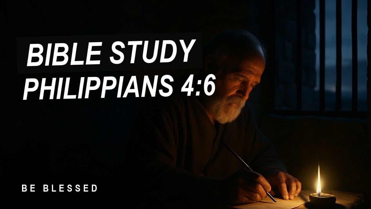 Philippians 4:6 Bible Study - what "be careful for nothing" really means