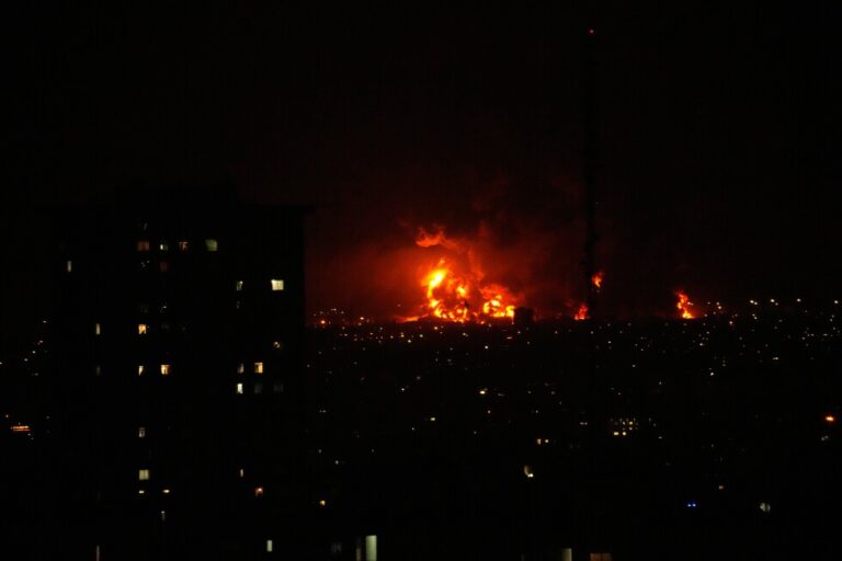 Iran says oil storage facility in Tehran is hit in latest airstrikes