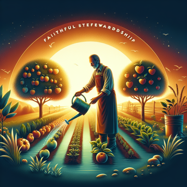 Faithful Stewardship: Cultivating God’s Gifts for His Glory