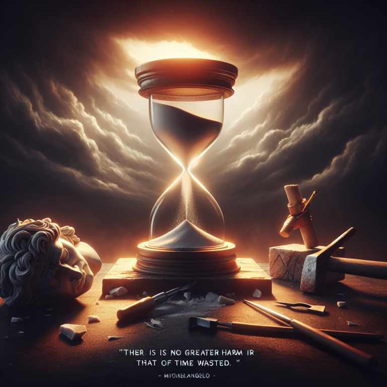 Redeeming the Gift of Time: Insights from Michelangelo
