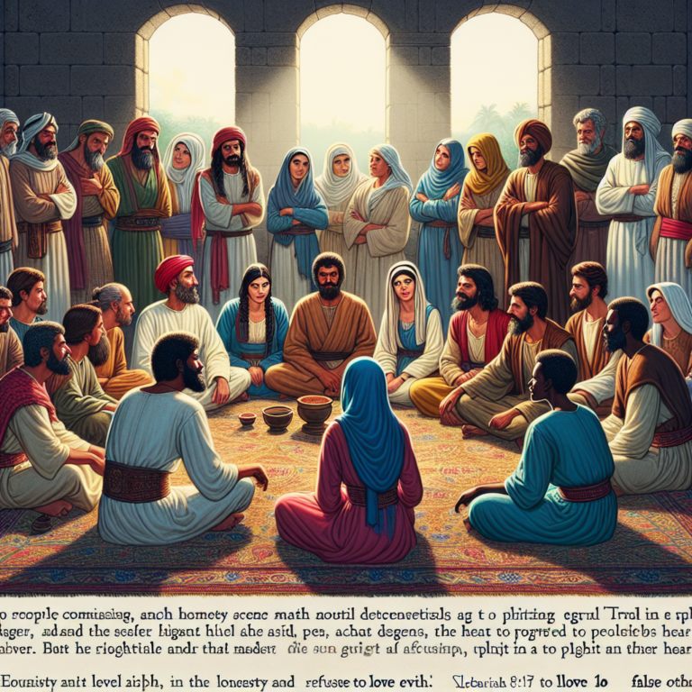 Embracing Truth and Justice: A Reflection on Zechariah 8:17