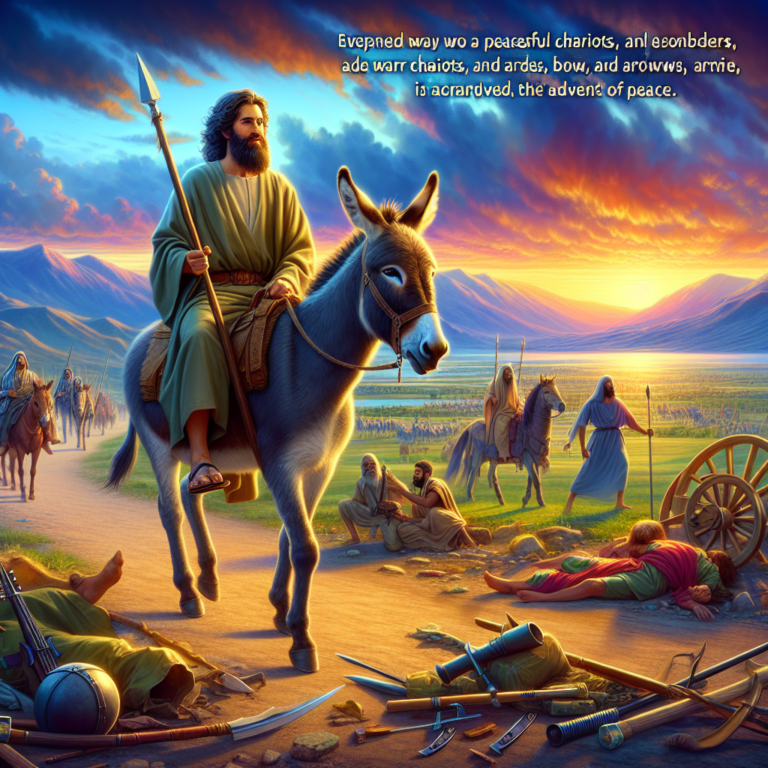 Embracing the Peaceful Kingdom: A Reflection on Zechariah 9:10