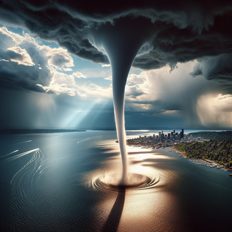 Watch: Rare waterspout sighted off the shores of Seattle over Puget Sound