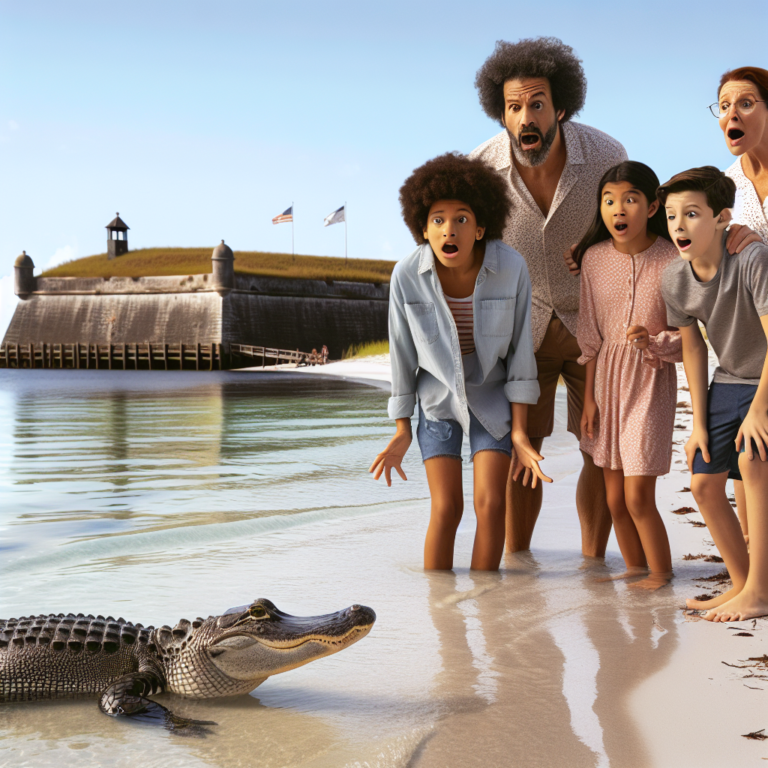 Family discovers alligator swimming near Fort Myers Beach