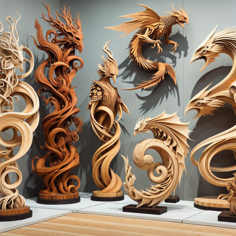 60 Extraordinary Wood Sculptures Inspired By Nature And Myth, By Tach Pollard