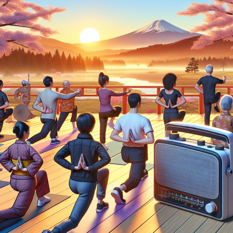 Japan awakens to radio exercise tradition