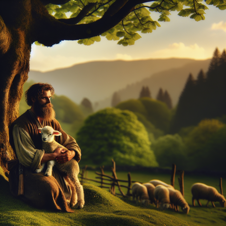 In the Embrace of the Lamb: Finding Peace in the Shepherd’s Care
