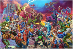 Awesome Art's Tribute to 1980s Cartoons with He-Man And The Masters Of The Universe, Jem, Teenage Mutant Ninka Turtles, Thundercats, Transformers