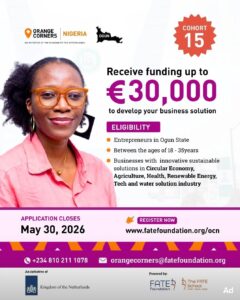 Call For Applications: Orange Corners Nigeria Incubation Program for Youth
