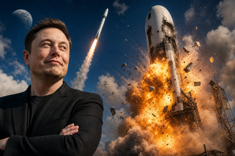 Massive Blue Origin rocket explosion gives edge to Elon Musk in space race – The Washington Post