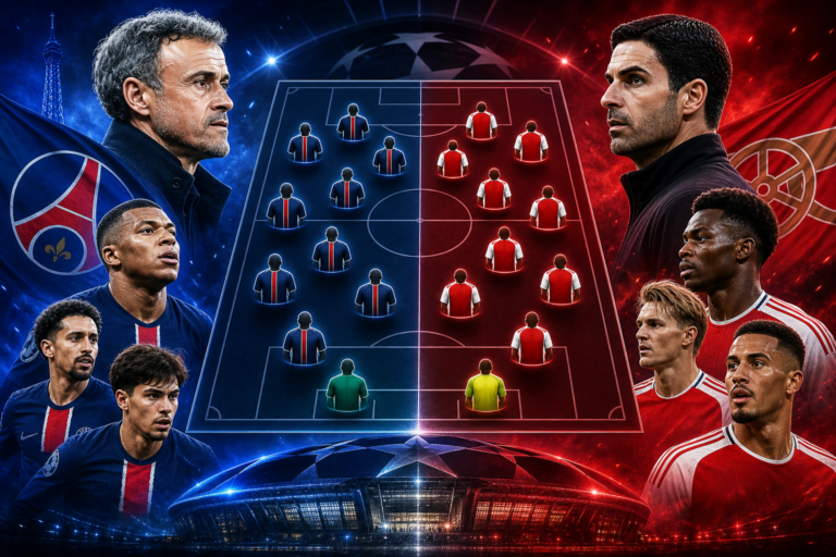 PSG XI vs Arsenal: Predicted lineup and confirmed team news – London Evening Standard