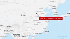 Eight dead, dozens trapped in Chinese coal mine after gas explosion