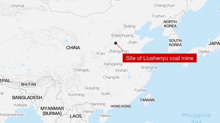 Eight dead, dozens trapped in Chinese coal mine after gas explosion