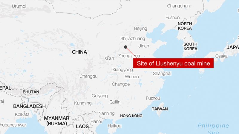 Eight dead, dozens trapped in Chinese coal mine after gas explosion