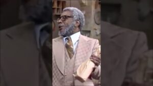 The good stuff is out! 🍾 Classic Sanford and Son moment!
