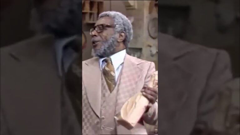 The good stuff is out! 🍾 Classic Sanford and Son moment!