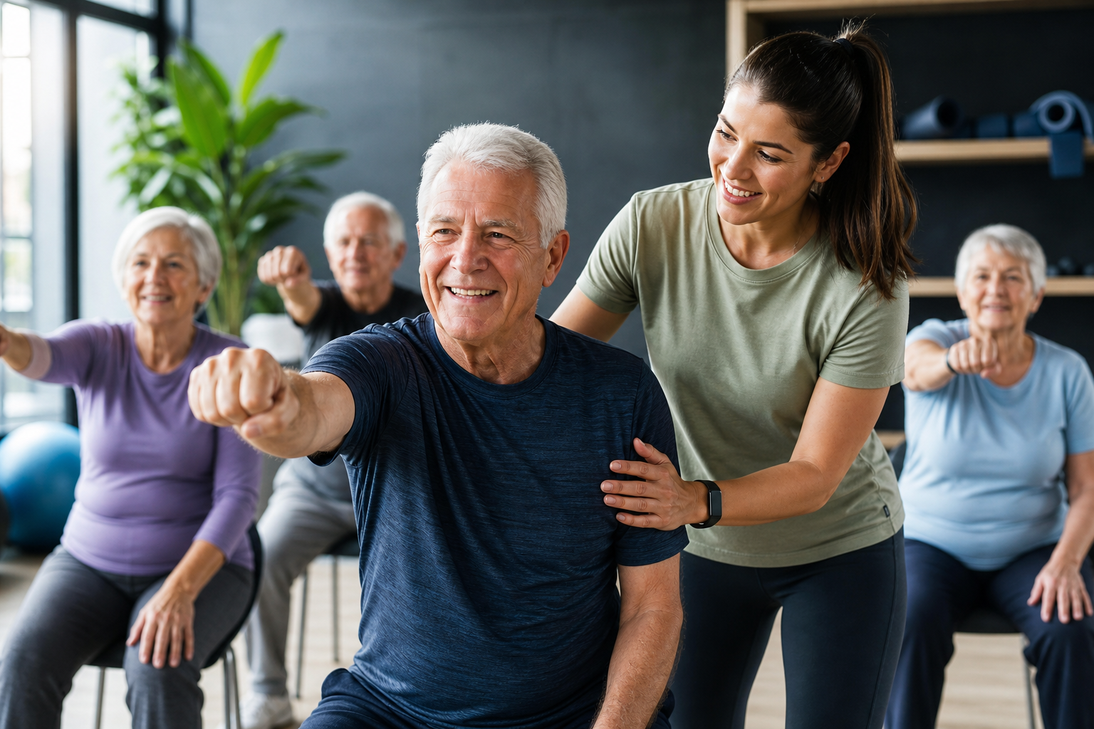 Fitness coach offers free exercise for Parkinson's - BBC