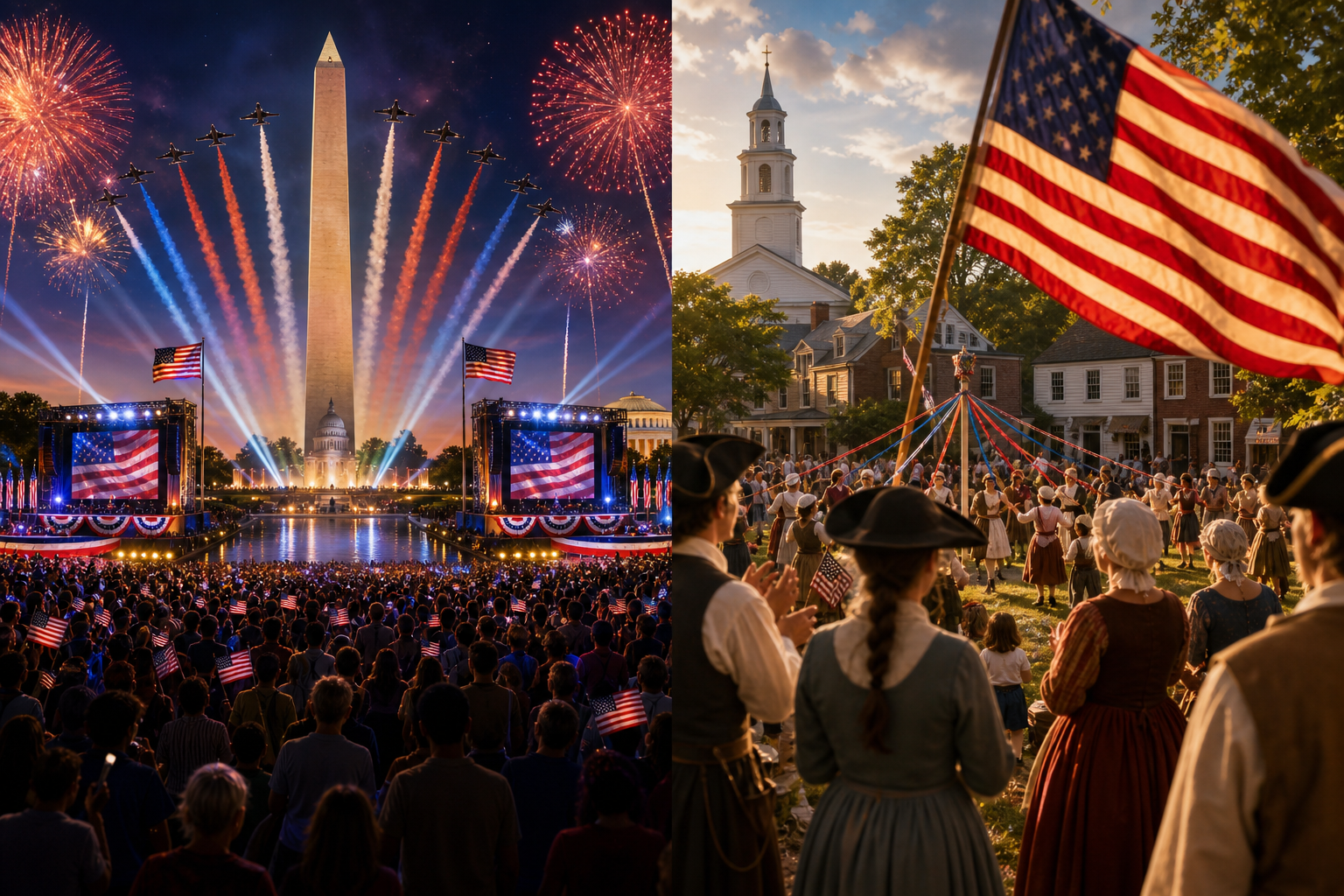 Here's the difference between the America250 and Freedom 250 celebrations - Axios