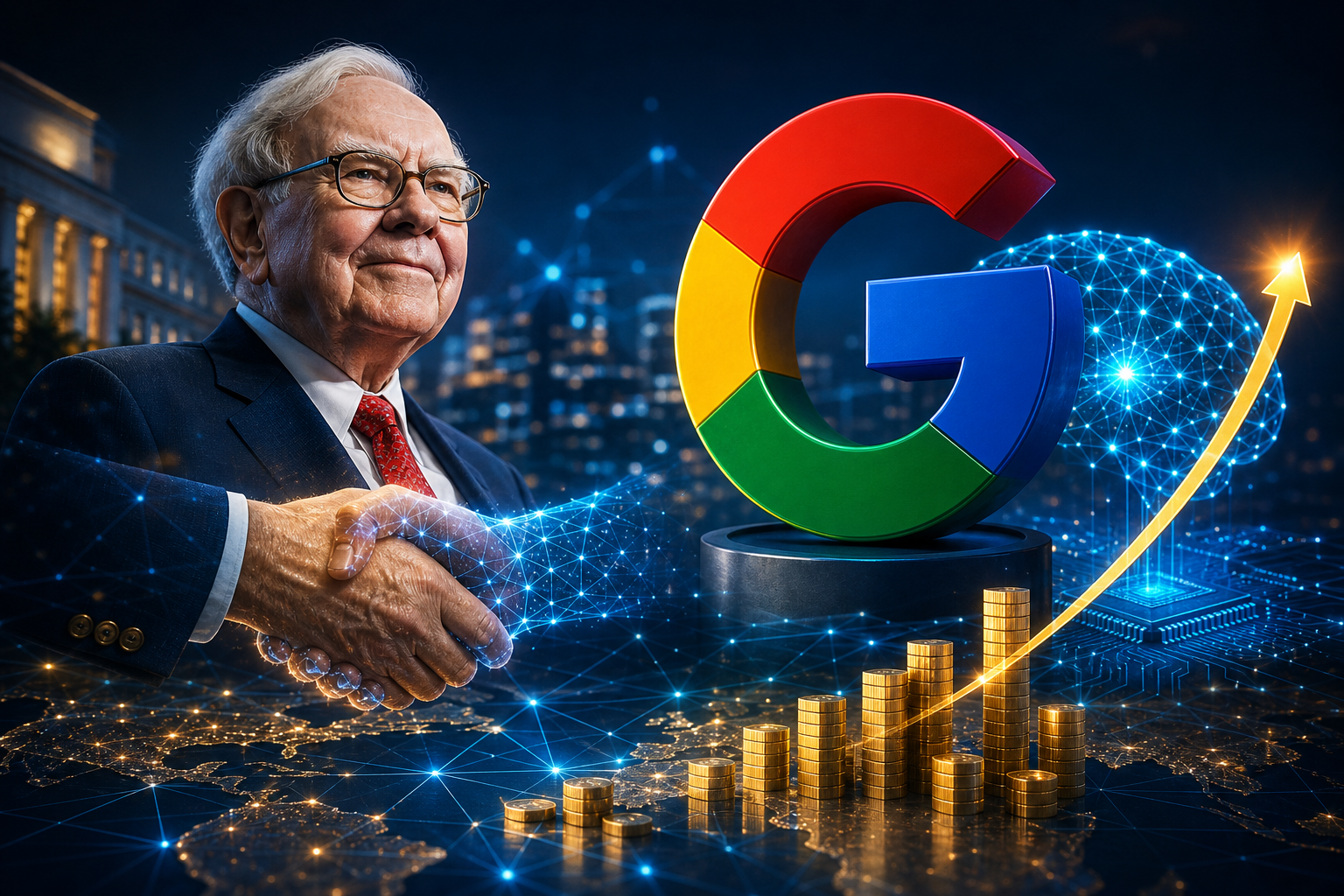 Berkshire Hathaway invests extra $10 billion in Alphabet, deepening bet on AI