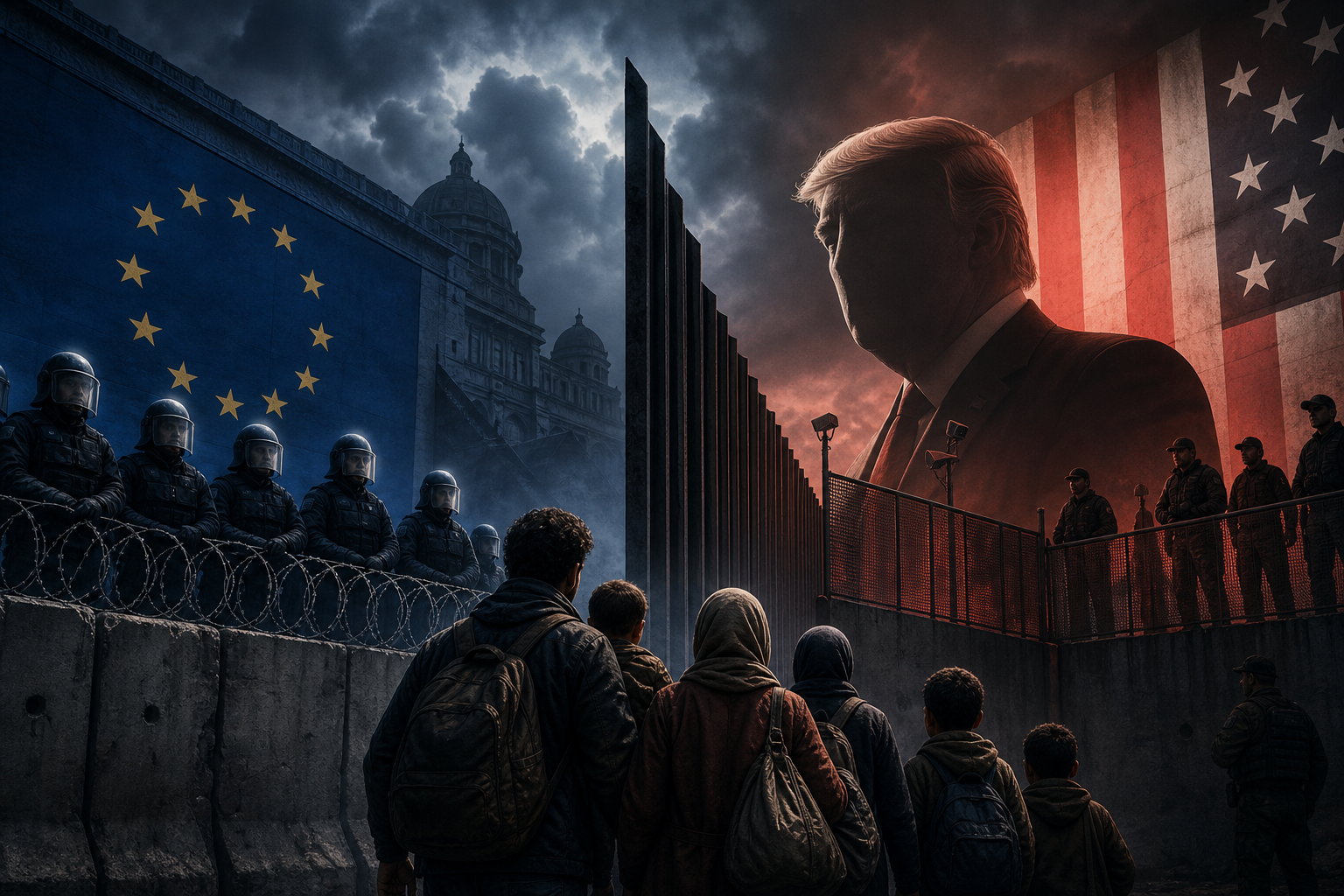 Hardening views on migrants push Europe toward Trump-like tactics - The Washington Post