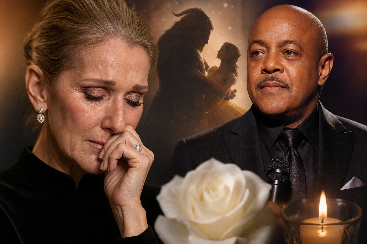 Celine Dion 'heartbroken' by death of Beauty and the Beast singer Peabo Bryson - BBC