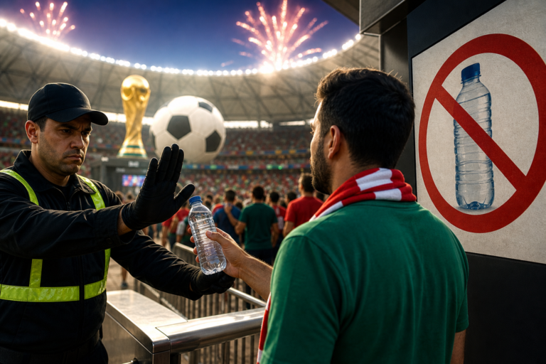 World Cup 2026: Fifa bans fans from taking water bottles into stadiums