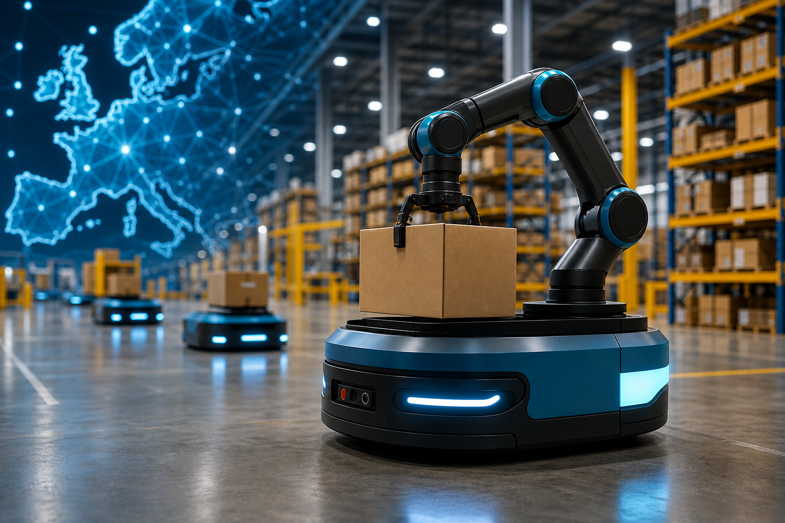 Amazon unveils new AI warehouse robot in $12 billion Europe push - Reuters