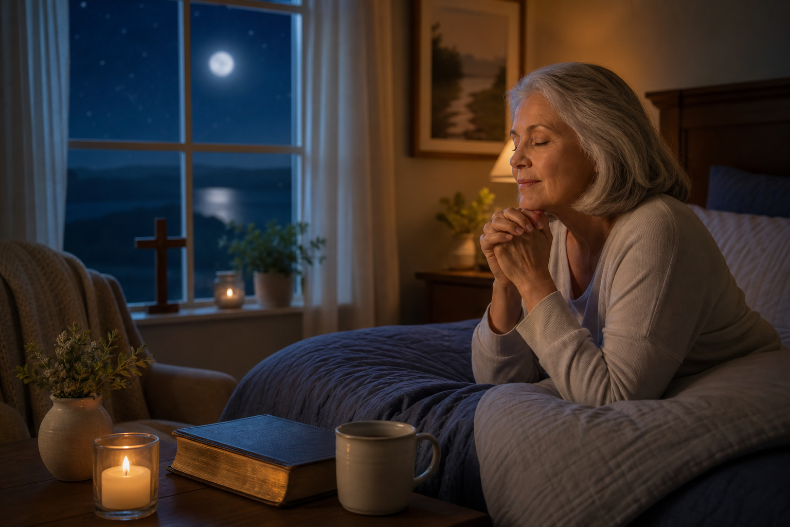 Unlock Restful Nights: 5 Faith-Based Strategies to Calm Your Mind and Embrace Peace After 50