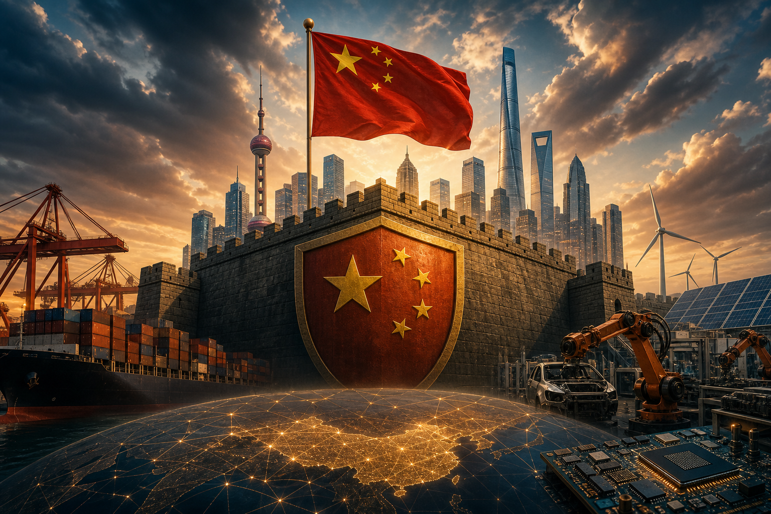 China Builds an Economic Fortress as Global Tensions Rise - The New York Times