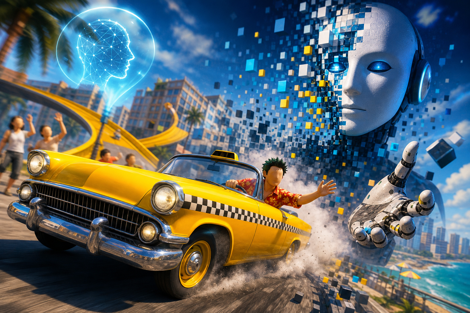 Sega Confirms And Responds To Generative AI Content In New Crazy Taxi Game