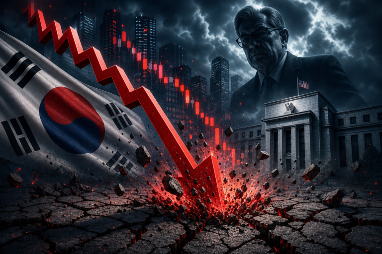 South Korea’s KOSPI craters over 8% as Fed fears spark tech rout