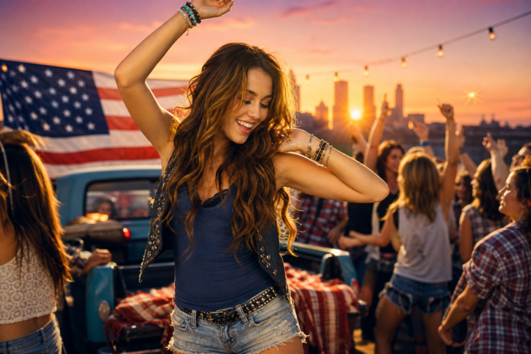Finding Joy in Every Moment: A Devotional Inspired by Party in the U.S.A. by Miley Cyrus