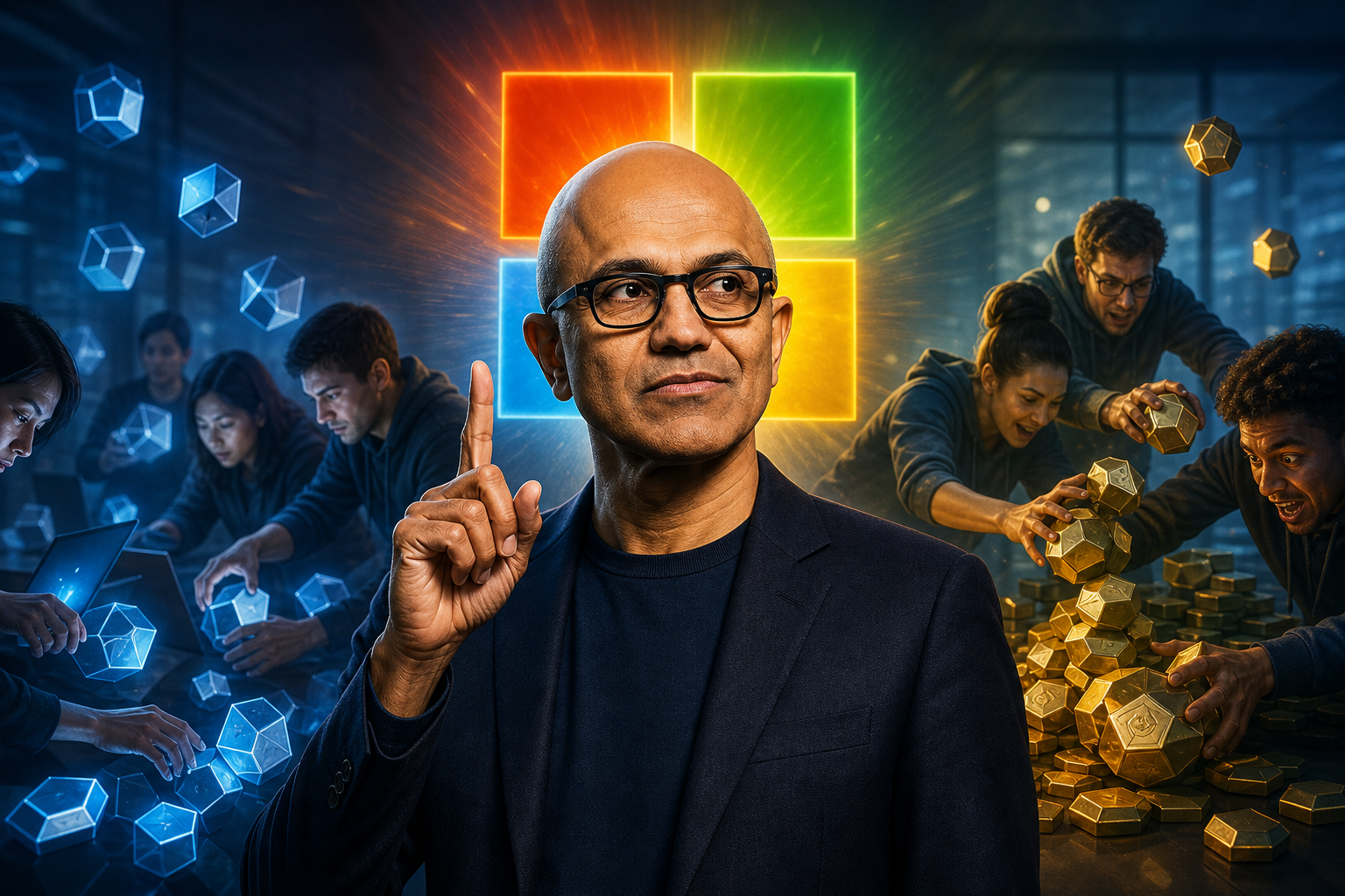 Satya Nadella Has a Message for Microsoft's Tokenmaxxers
