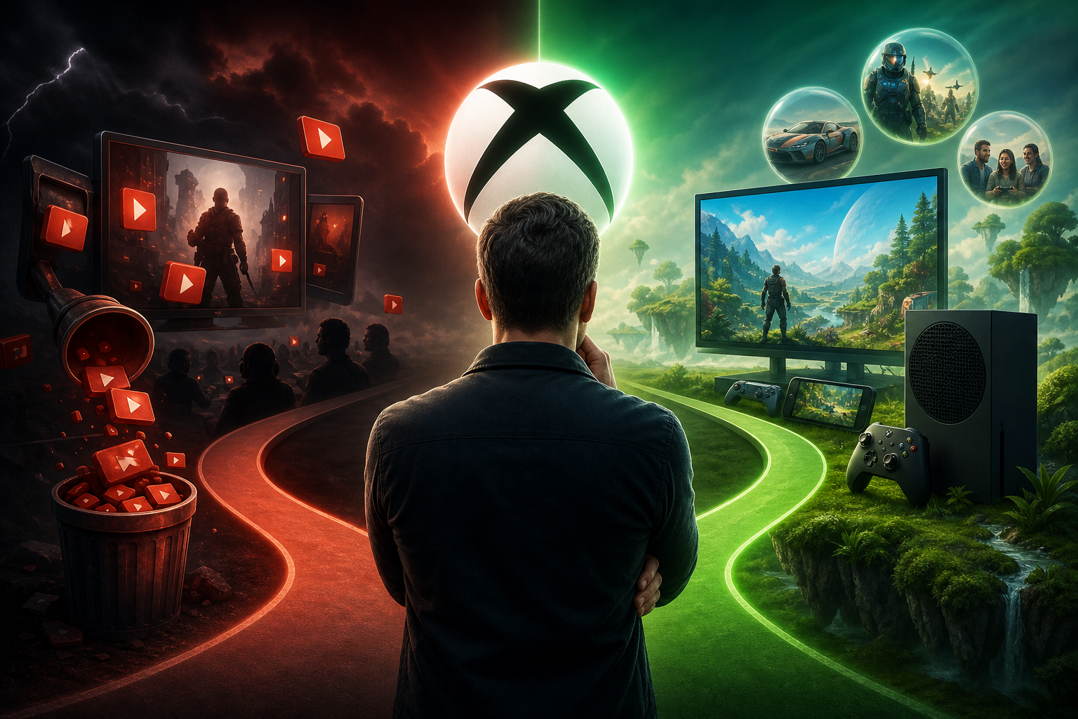 Xbox's chief strategist considers using ads to "offer more affordable alternatives" for experiences — but says "The question is not 'Can we cram ads in everything?'" [UPDATED]