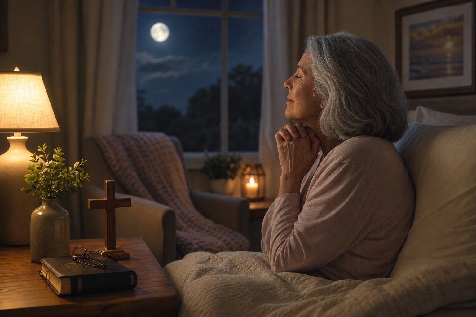 Find Peace at Night: 5 Faith-Based Strategies to Combat Sleeplessness and Anxiety for Christians Over 50