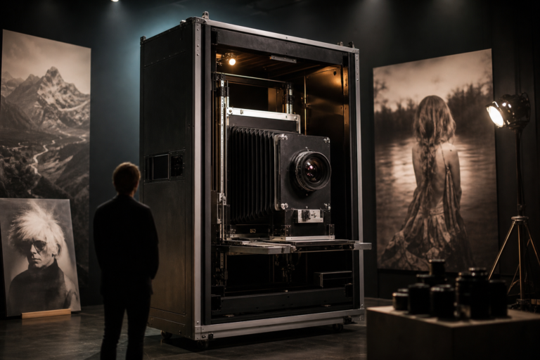 This fridge-sized Polaroid camera – used by Andy Warhol, Ansel Adams and Sally Mann – has been restored and is touring the world with modern artists
