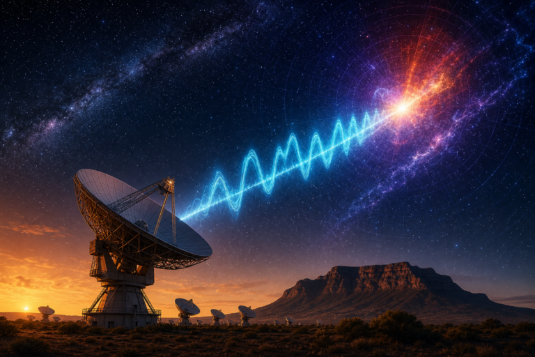 South African telescope detects record‑breaking signal from the early universe – Phys.org