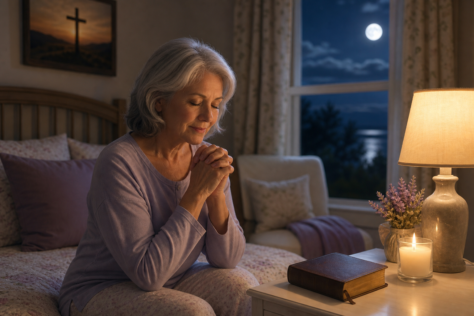Discover God's Peace: 5 Simple Ways for Christians Over 50 to Overcome Nighttime Anxiety and Sleep Soundly