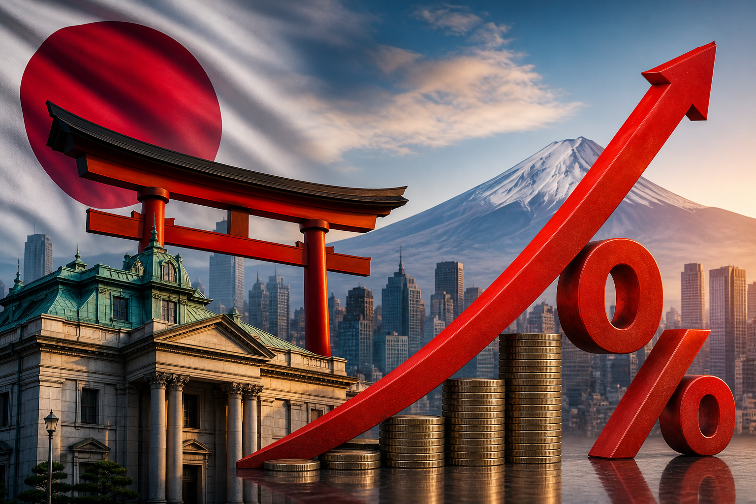 Japan raises interest rate to highest for 31 years