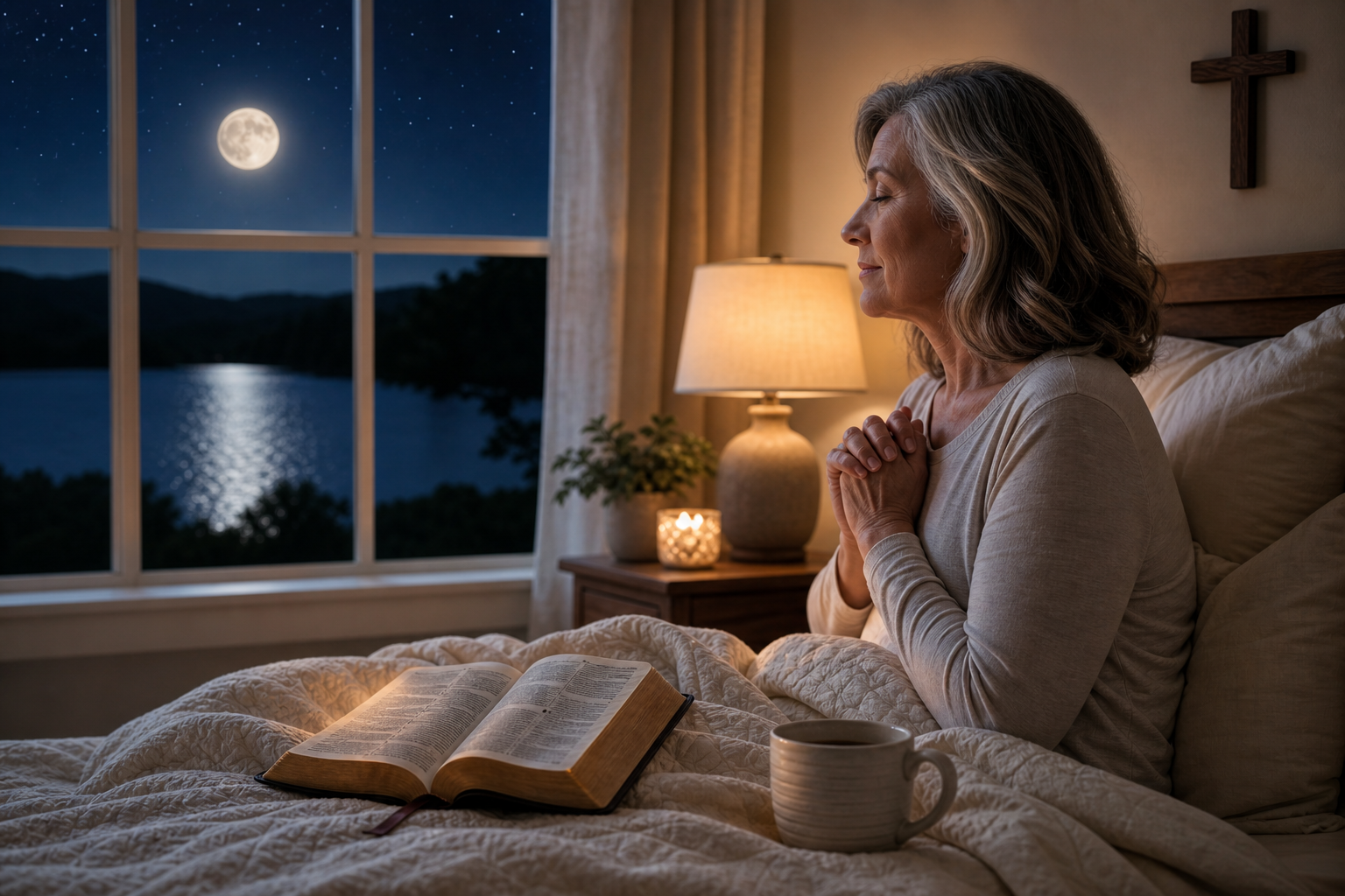 Find Peace in the Night: 7 Bible Verses to Calm Your Anxious Heart After 50