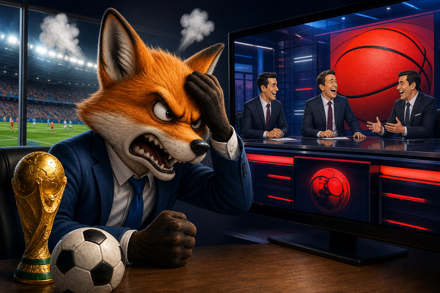 Fox is "frustrated" by lack of World Cup coverage by ESPN