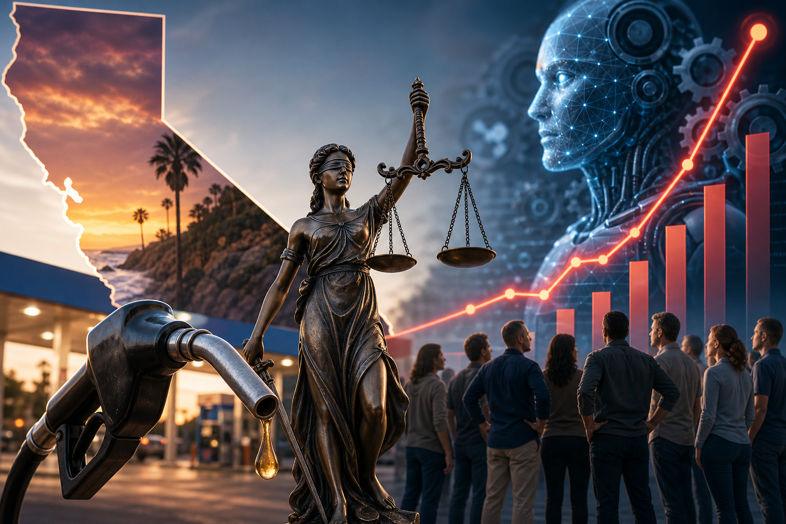 California drivers sue gas stations for allegedly using AI to inflate prices | California