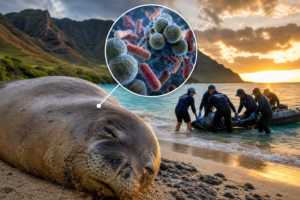 NOAA identifies cause of death for Hawaiian monk seal found off Nanakuli