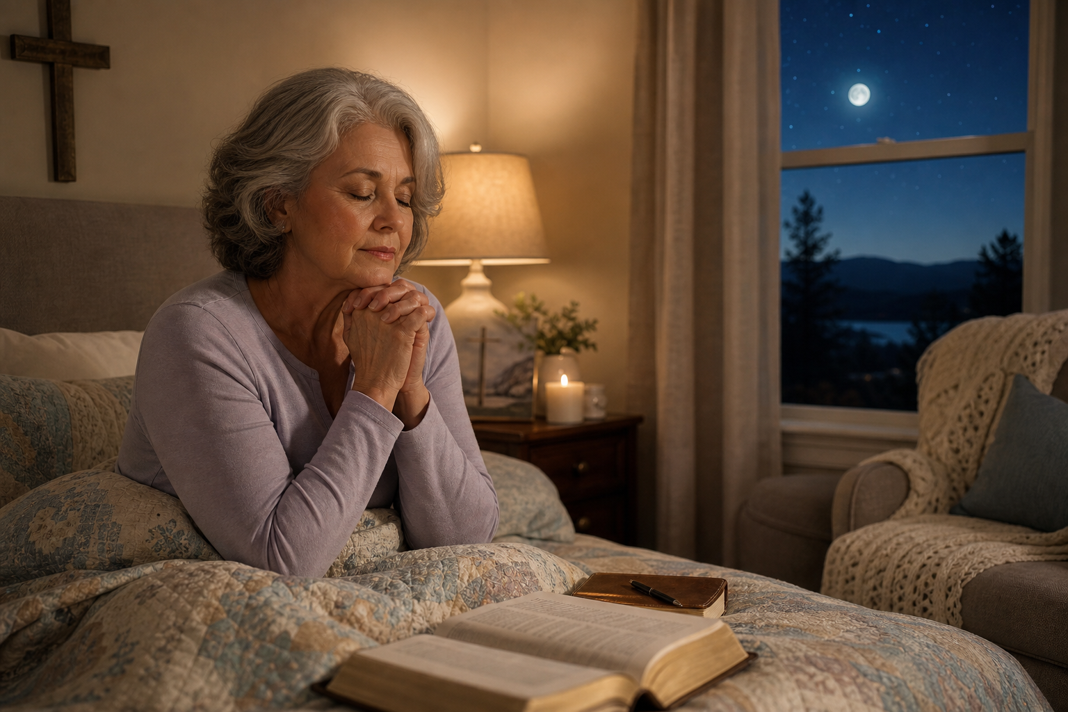 Overcoming Nighttime Anxiety: 5 Faith-Filled Strategies for Christians Over 50 to Find Peaceful Sleep