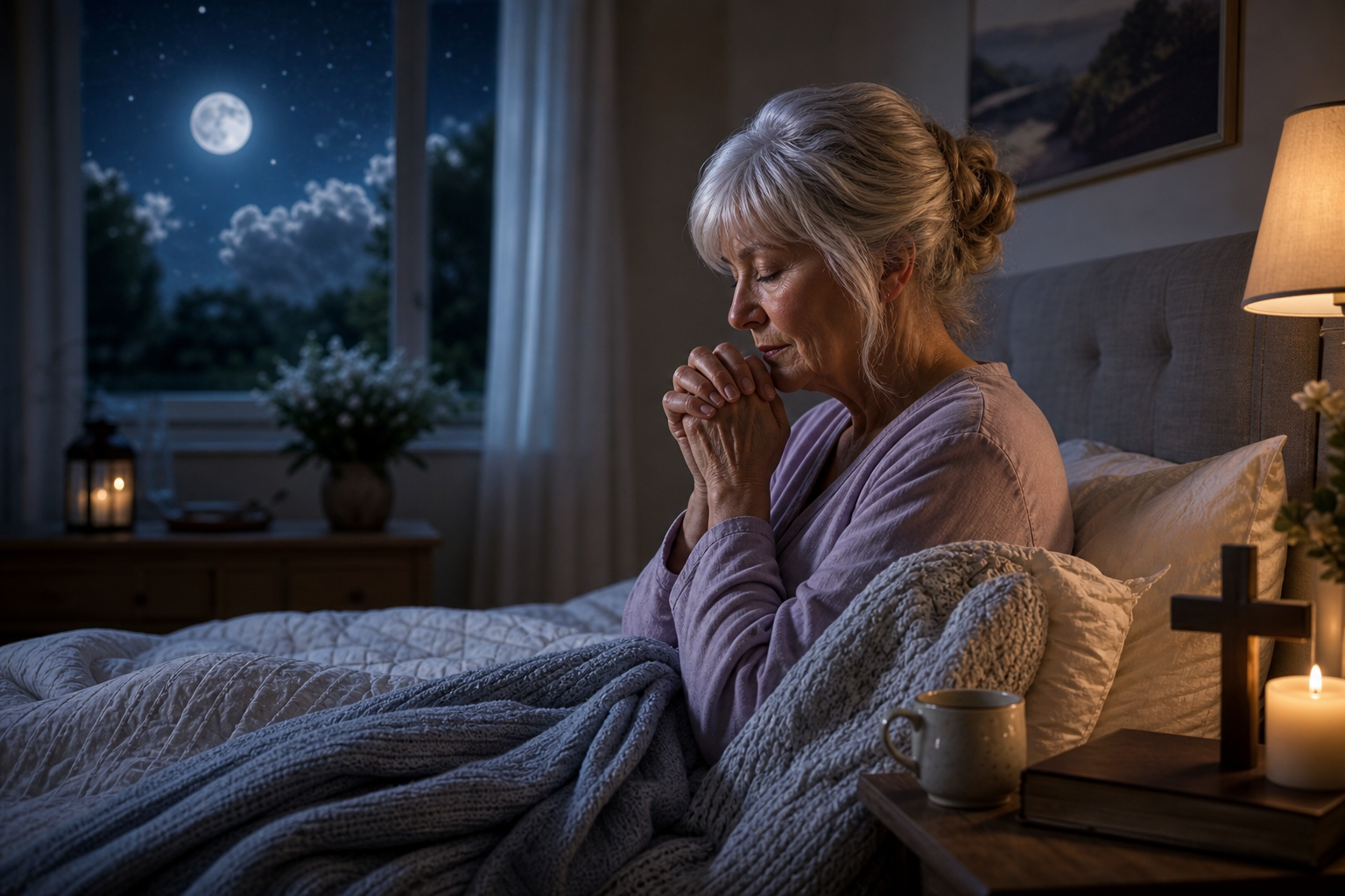 Find Peace Amidst the Night: How to Tame Intrusive Thoughts and Embrace Rest for Christians Over 50