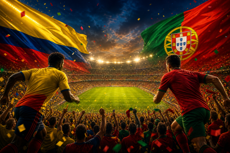 Colombia, Portugal draw to sold out crowd – Axios