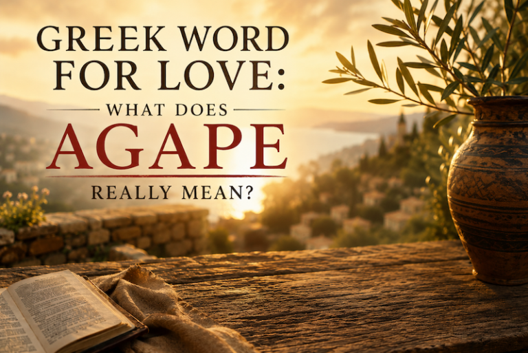 Greek Word for Love: What Does “Agape” Really Mean?