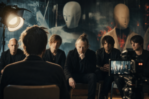 It’s 10 years since the last Radiohead record and I got the only interview for it
